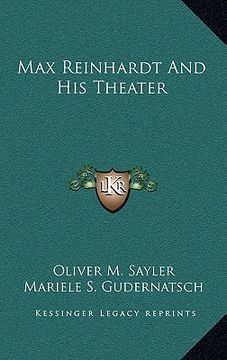 portada max reinhardt and his theater (en Inglés)