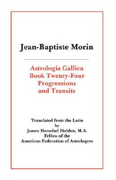 portada astrologia gallica book 24: progressions and transits