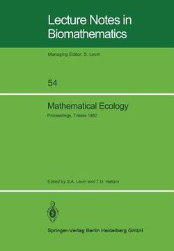 portada mathematical ecology: proceedings of the autumn course (research seminars), held at the international centre for theoretical physics, mirama