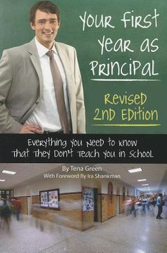 portada your first year as a principal (en Inglés)