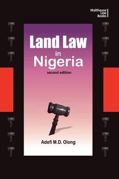 portada land law in nigeria. second edition (en Inglés)