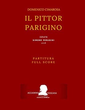 portada Cimarosa: Il Pittor Parigino (Full Score - Partitura) (en Italiano)