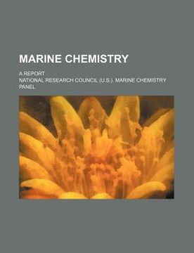 portada marine chemistry; a report