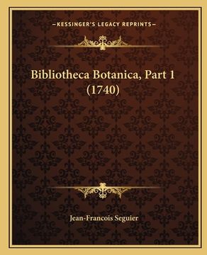 portada Bibliotheca Botanica, Part 1 (1740) (en Latin)