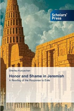 portada Honor and Shame in Jeremiah (en Inglés)