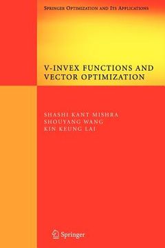 portada v-invex functions and vector optimization (en Inglés)