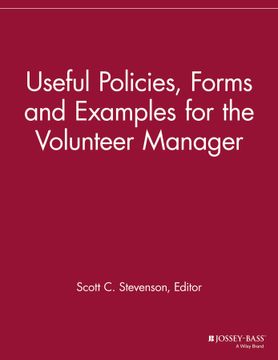 portada Useful Policies, Forms And Examples For The Volunteer Manager
