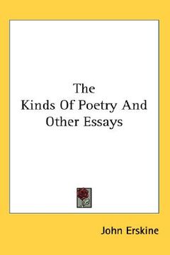 portada the kinds of poetry and other essays (en Inglés)