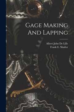 portada Gage Making And Lapping (in English)
