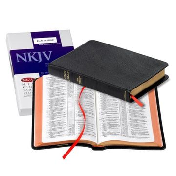 portada Nkjv Pitt Minion Reference Bible, Black Goatskin Leather, Red-Letter Text, Nk446: Xr 