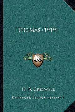 portada thomas (1919) (en Inglés)