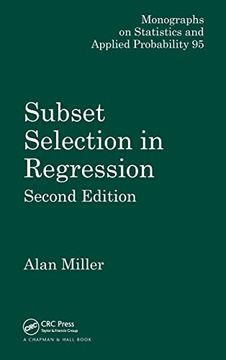 portada Subset Selection in Regression (Monographs on Statistics & Applied Probability) Miller, Alan