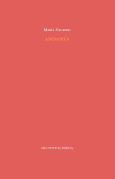 portada Andanza (Poesía)