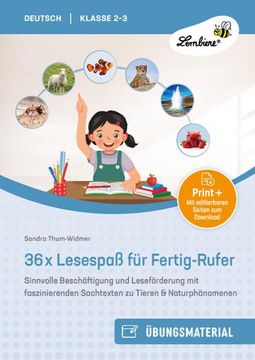 portada 36x Lesespaß für Fertig-Rufer