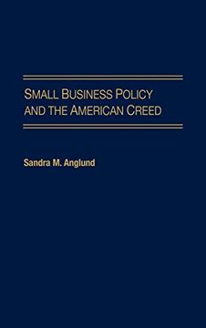portada Small Business Policy and the American Creed 