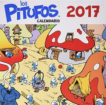 portada Calendario de los pitufos 2017