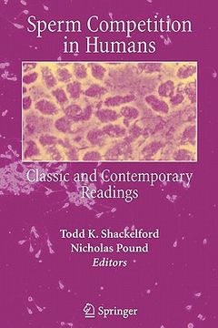 portada sperm competition in humans: classic and contemporary readings (in English)
