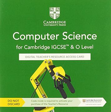 portada Cambridge Igcse™ and o Level Computer Science Digital Teacher's Resource Access Card (Cambridge International Igcse)