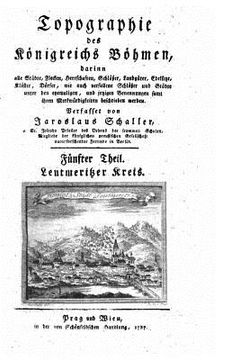 portada Topographie des Königreichs Böhmen (en Alemán)