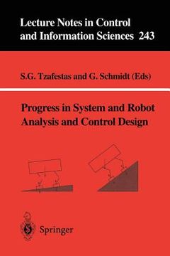 portada progress in system and robot analysis and control design (en Inglés)