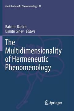 portada The Multidimensionality of Hermeneutic Phenomenology (in English)