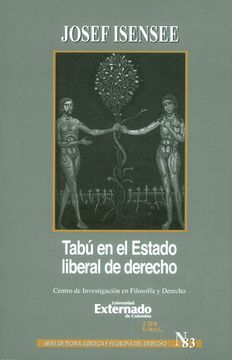 portada Tabú en el Estado Liberal de Derecho (in Spanish)