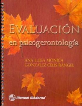 portada Evaluación en Psicogerontología (in Spanish)