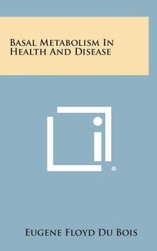 portada Basal Metabolism in Health and Disease (en Inglés)