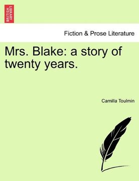 portada mrs. blake: a story of twenty years. (en Inglés)
