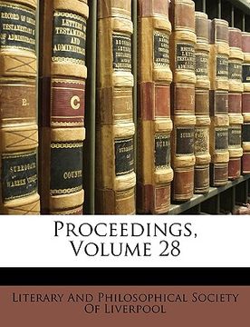 portada proceedings, volume 28 (in English)
