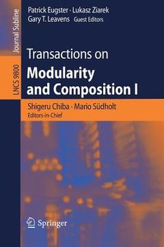 portada Transactions on Modularity and Composition I (en Inglés)