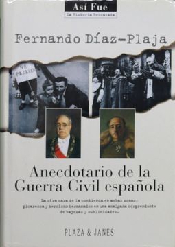 portada Anecdotario de la Guerra Civil Española