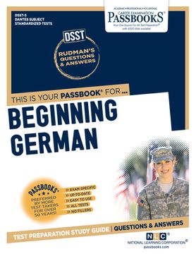 portada Beginning German (Dan-5): Passbooks Study Guide Volume 5 (en Inglés)