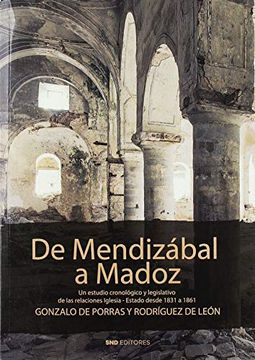 portada De Mendizábal a Madoz (in Spanish)