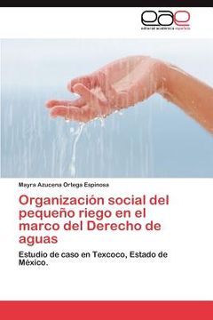 portada organizaci n social del peque o riego en el marco del derecho de aguas (in English)