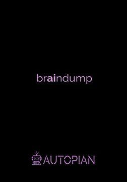portada Braindump Bullet Journal: Autopian (en Inglés)