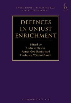 portada Defences In Unjust Enrichment (hart Studies In Private Law: Essays On Defences)