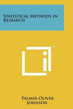 portada statistical methods in research (en Inglés)