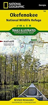 portada Okefenokee National Wildlife Refuge map (National Geographic Trails Illustrated Map, 795) (in English)