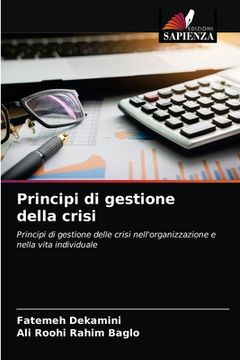 portada Principi di gestione della crisi (en Italiano)