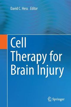 portada Cell Therapy for Brain Injury (en Inglés)