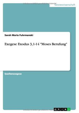 portada Exegese Exodus 3,1-14 "Moses Berufung"