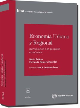 portada Economía Urbana y Regional - Introducción a la Geografía Económica (Tratados y Manuales de Economía)