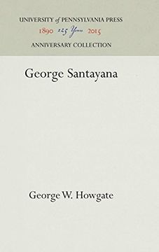 portada George Santayana (en Inglés)