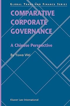 portada comparative corporate governance: a chinese perspective (en Inglés)