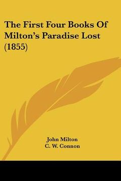 portada the first four books of milton's paradise lost (1855) (en Inglés)