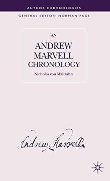 portada Andrew Marvell Chronology (en Inglés)