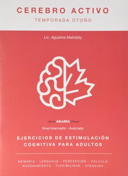 portada Cerebro Activo. Ejercicios de estimulación cognitiva para adultos. Temporada otoño (in Spanish)