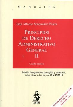 portada PRINCIPIOS DE DERECHO ADMINISTRATIVO GENERAL. TOMO II