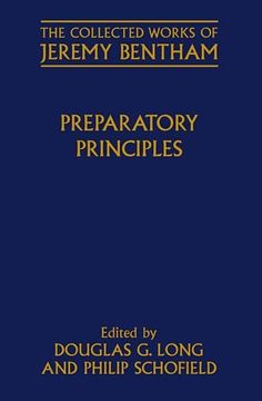 portada Preparatory Principles (The Collected Works of Jeremy Bentham)